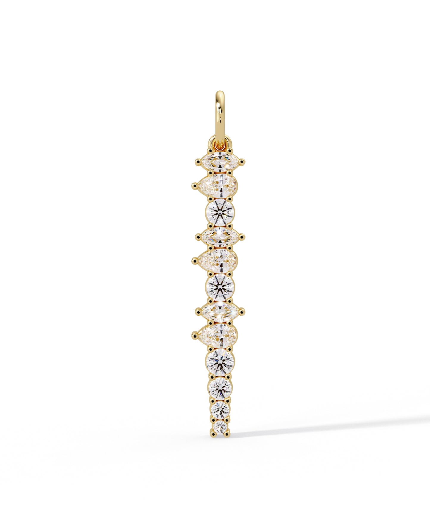 14k Yellow Gold Unity Sword Necklace