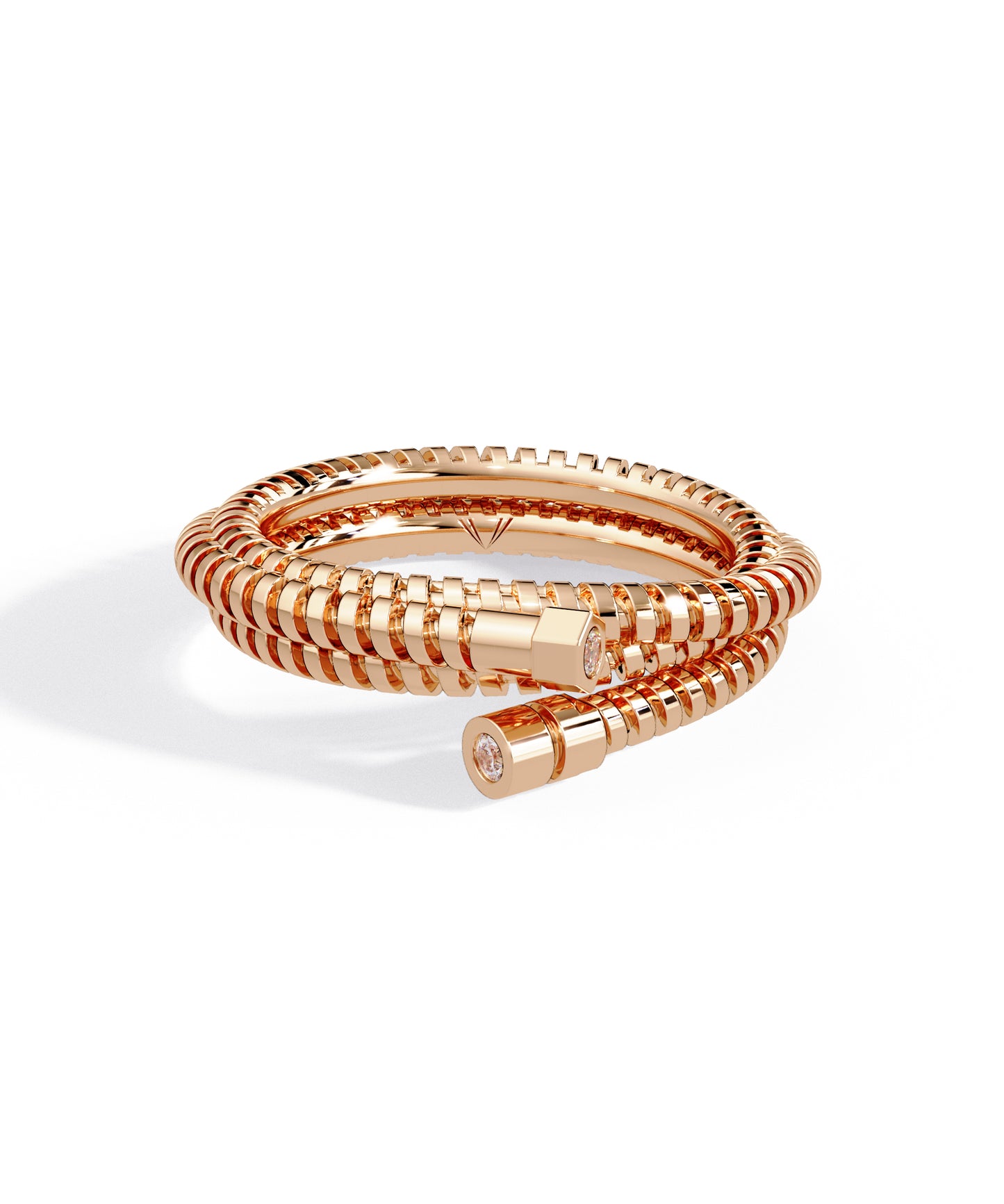 14K Rose Gold Hug Me Signature Ring
