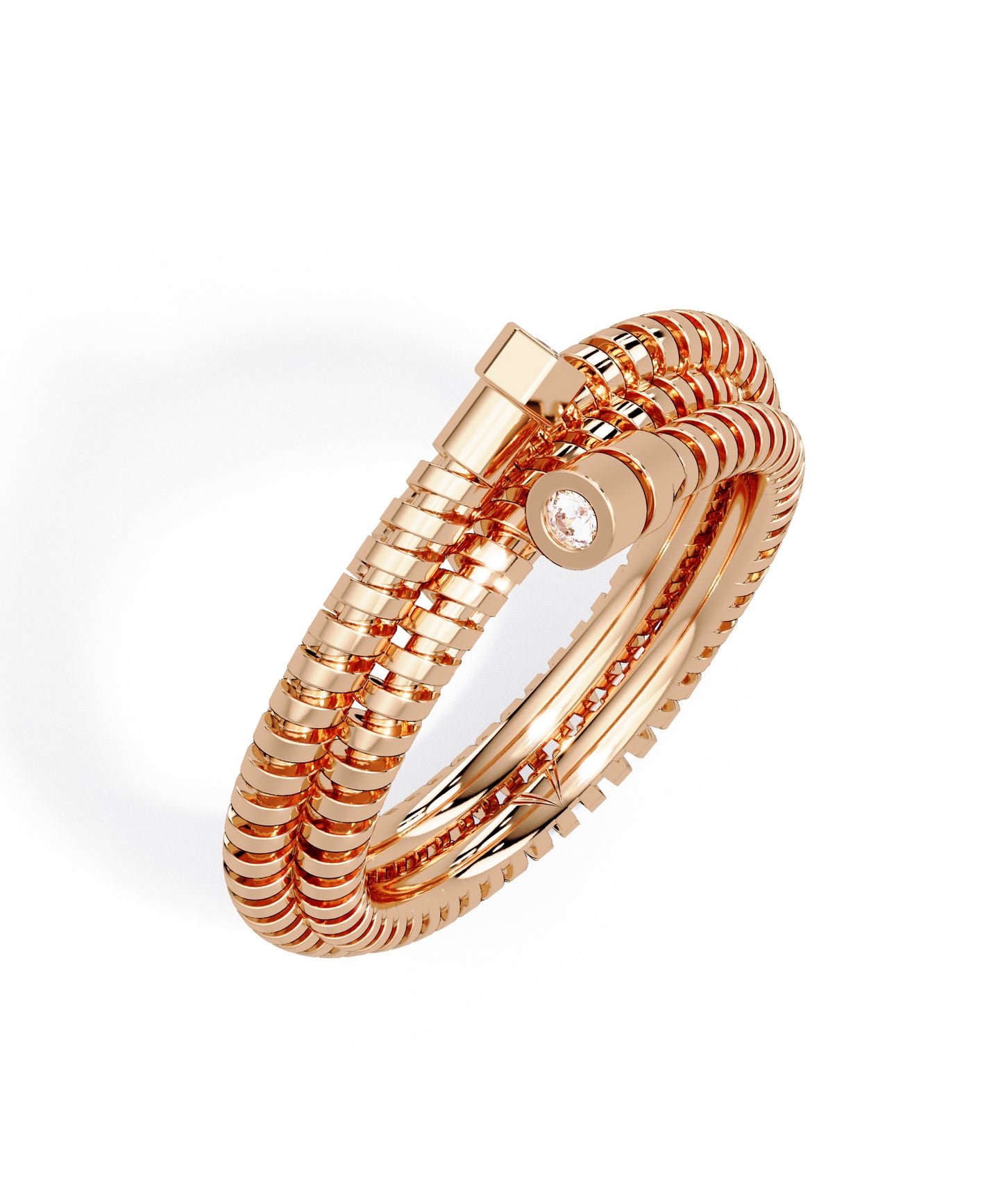 14K Rose Gold Hug Me Signature Ring