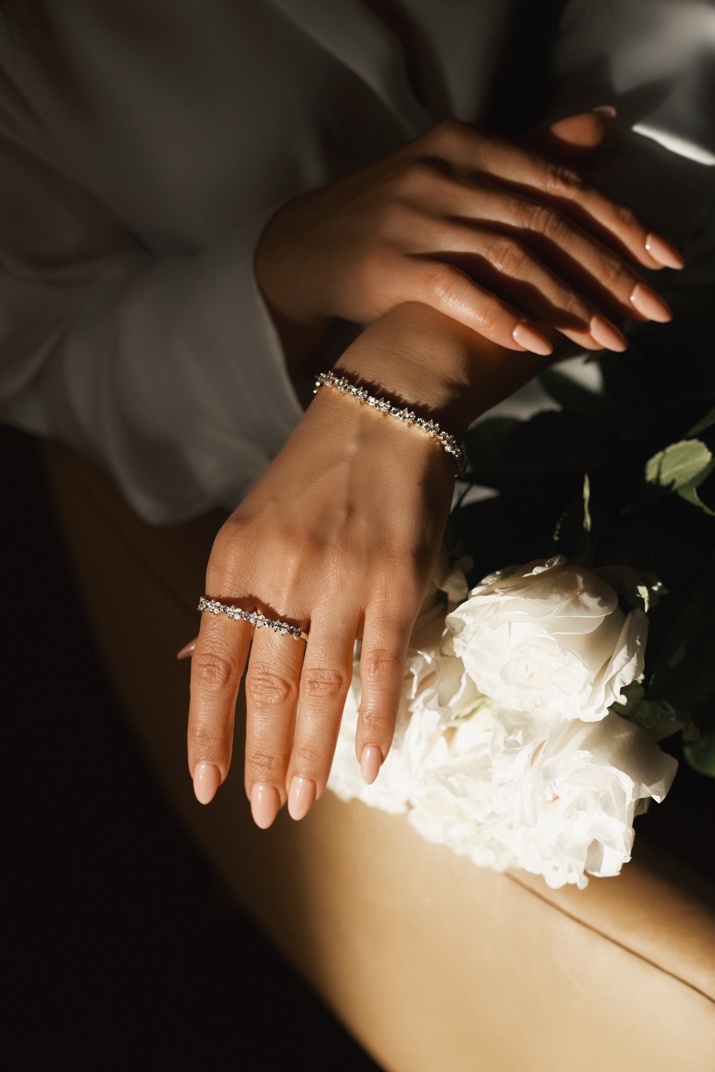 14k Yellow Gold Unity Double Ring