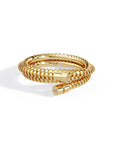 Hug Me Signature Ring in 14K Yellow Gold