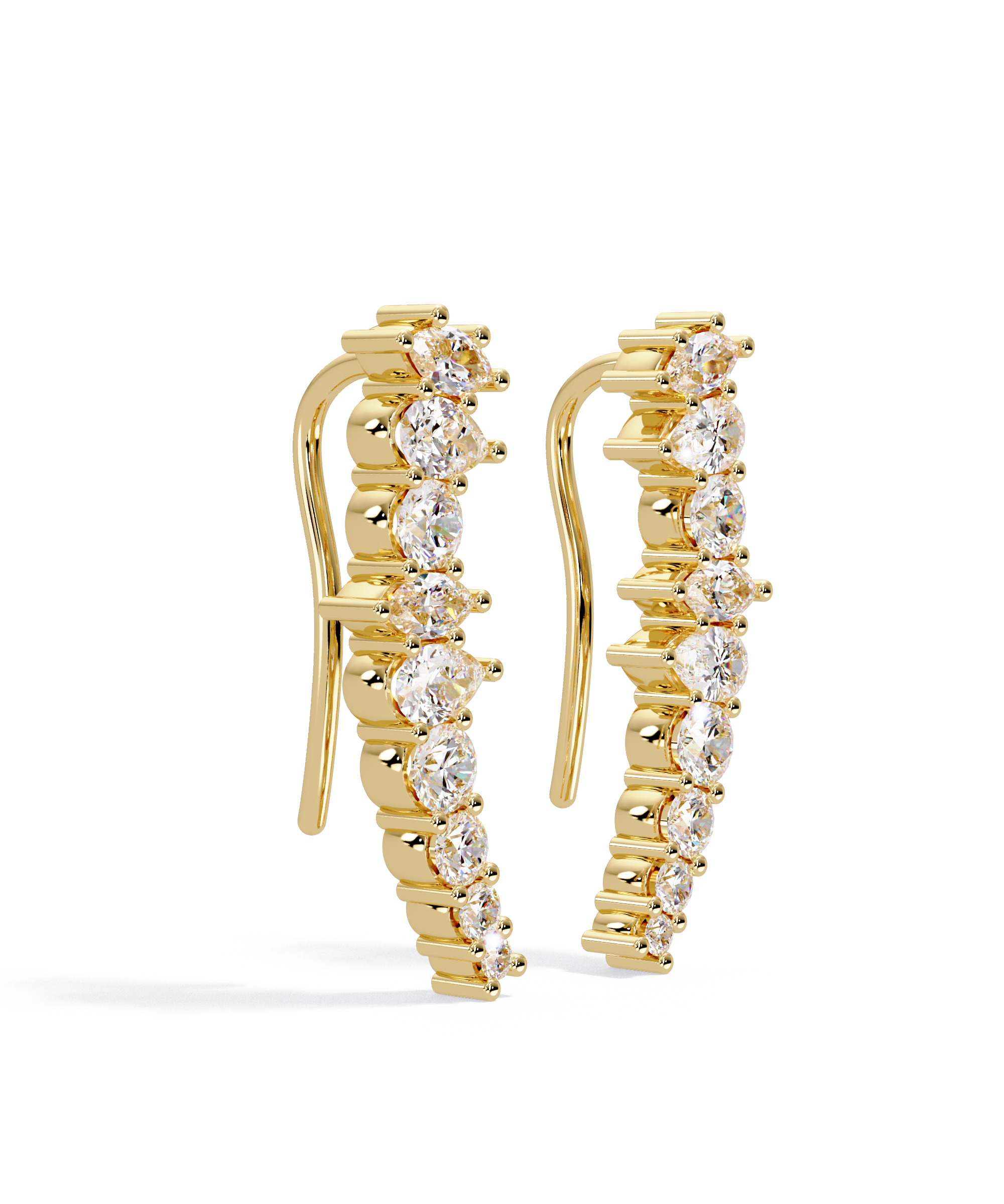Unity Earrings in 14k Yellow Gold