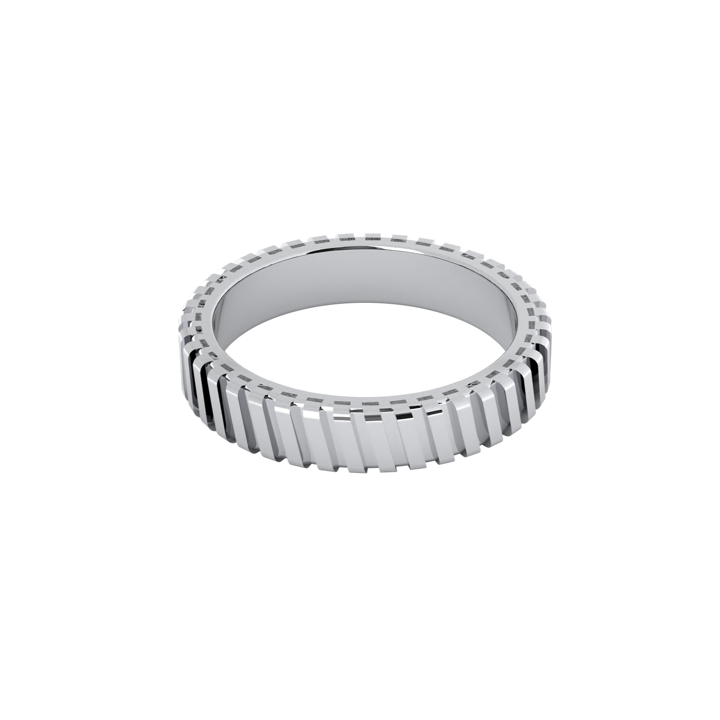 Hug Me Flat Band in 14k Gold