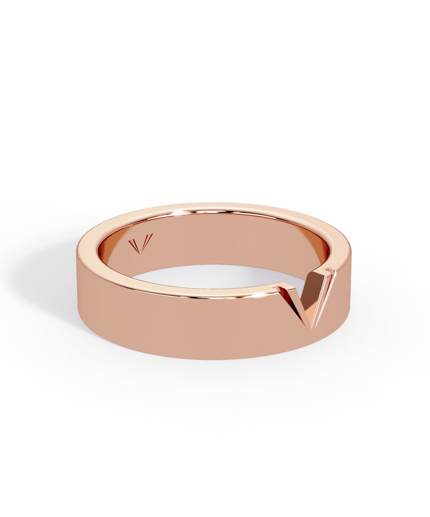 14k gold Vartie signature wedding band for Men