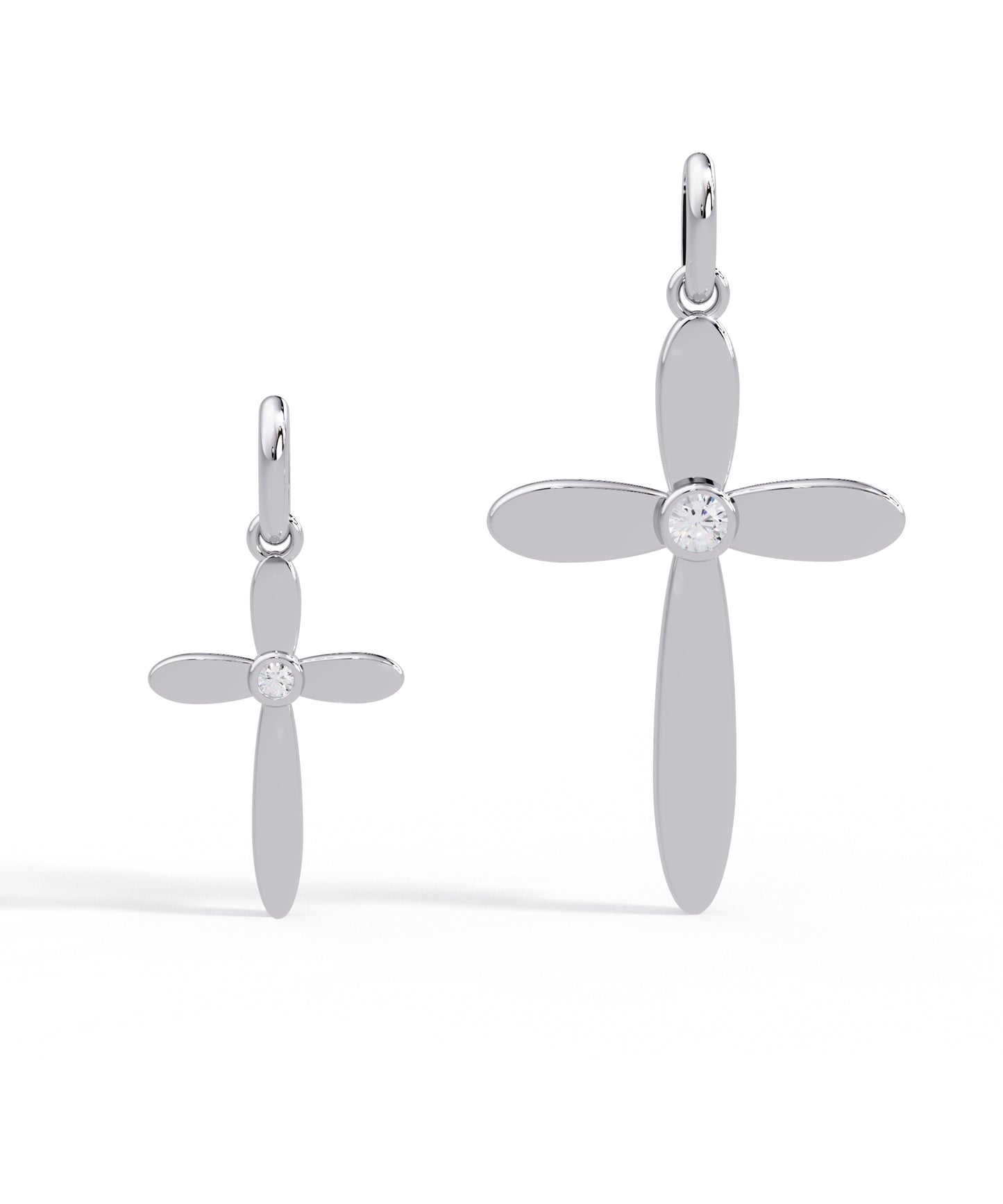 Daisy Cross Necklace