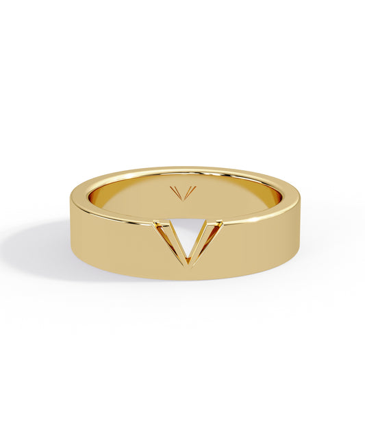 14k gold Vartie signature wedding band for Men