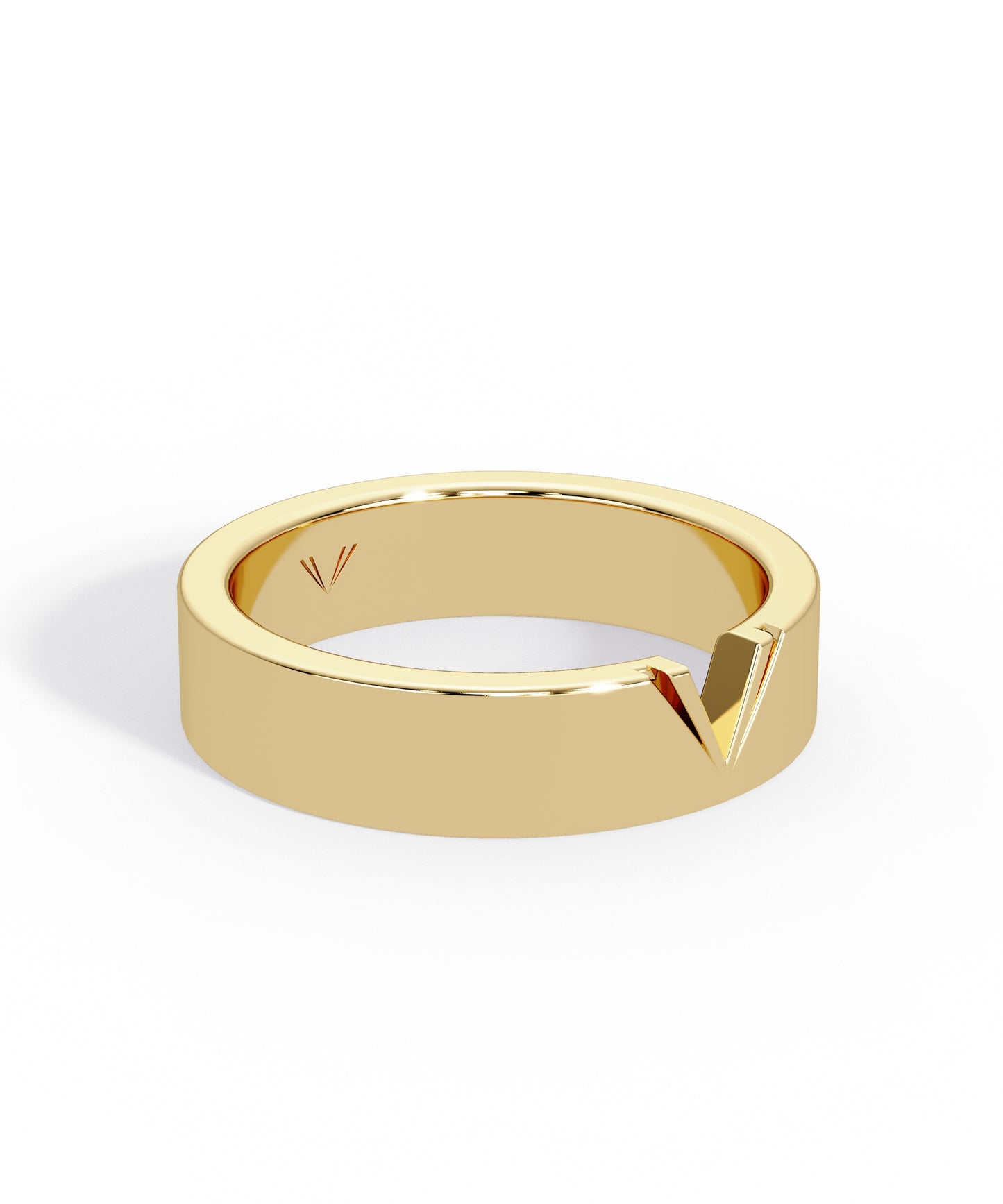 14k gold Vartie signature wedding band for Men