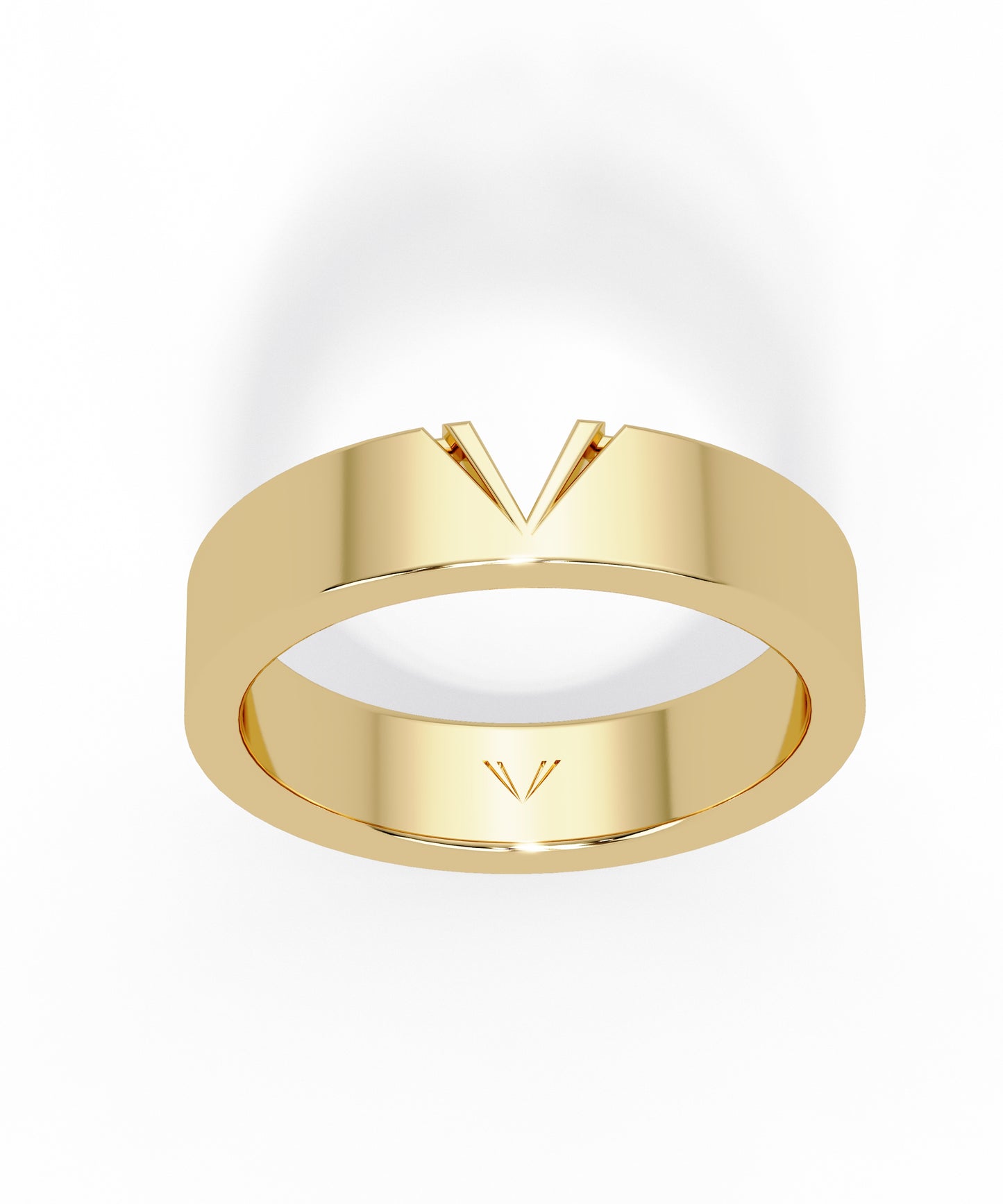 14k gold Vartie signature wedding band for Men